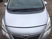 VAUXHALL MERIVA B BONNET IN SILVER PAINT CODE Z157 2AU  2010-20173