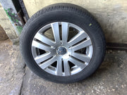 VOLKSWAGEN EOS ALLOY WHEEL 16" 3G0601025AF WITH TYRE 215X55X16 2007 20141