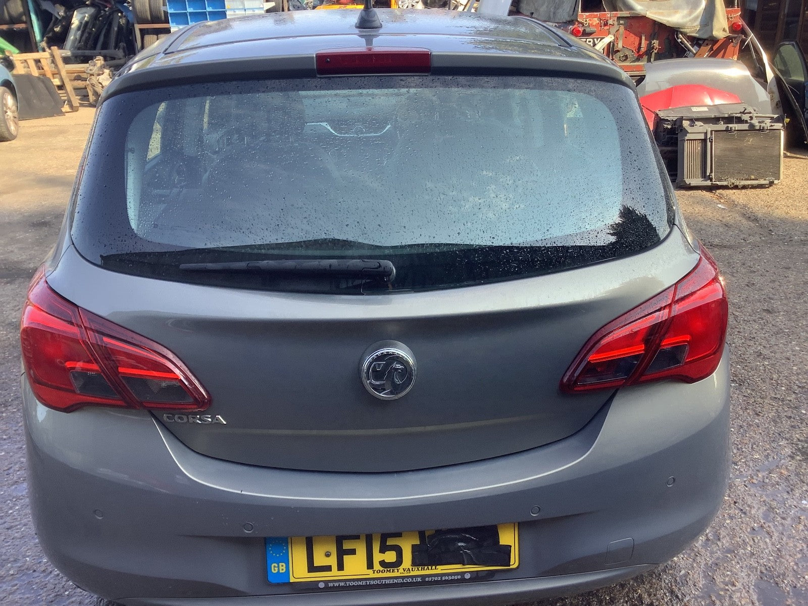 VAUXHALL CORSA E TAILGATE PEPPERDUST METALLIC Z40W 5 DOOR 2015 20191