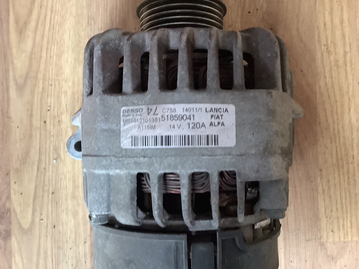 FIAT 500 1.2 PETROL MANUAL ALTERNATOR 51859041 2009 20168