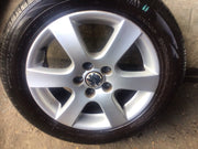 VOLKSWAGEN POLO 9N3 ALLOY WHEEL 15'' 6Q0601025R WITH TYRE 195X55X15 2005 20093