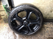 FORD FIESTA  ST BLACK ALLOY WHEEL AND TYRE 17" C1BC TBFC1