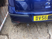 VAUXHALL CORSA C REAR BUMPER IN ULTRABLAU Z21B 2001 20063