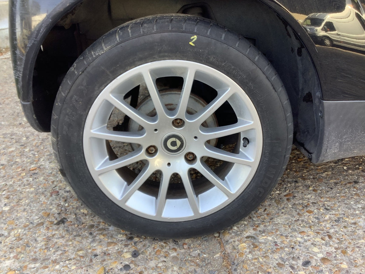 SMART FORTWO REAR WHEEL ALLOY 15'' TYRE 175X55X15 2007 20142