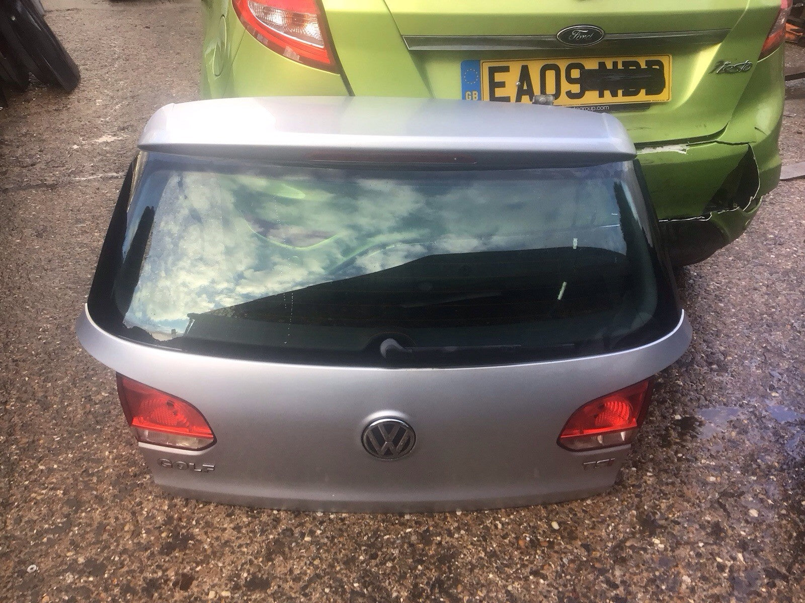 VOLKSWAGEN GOLF MK6 TAILGATE REFLEX SILVER METALLIC LA7W 2009 20121