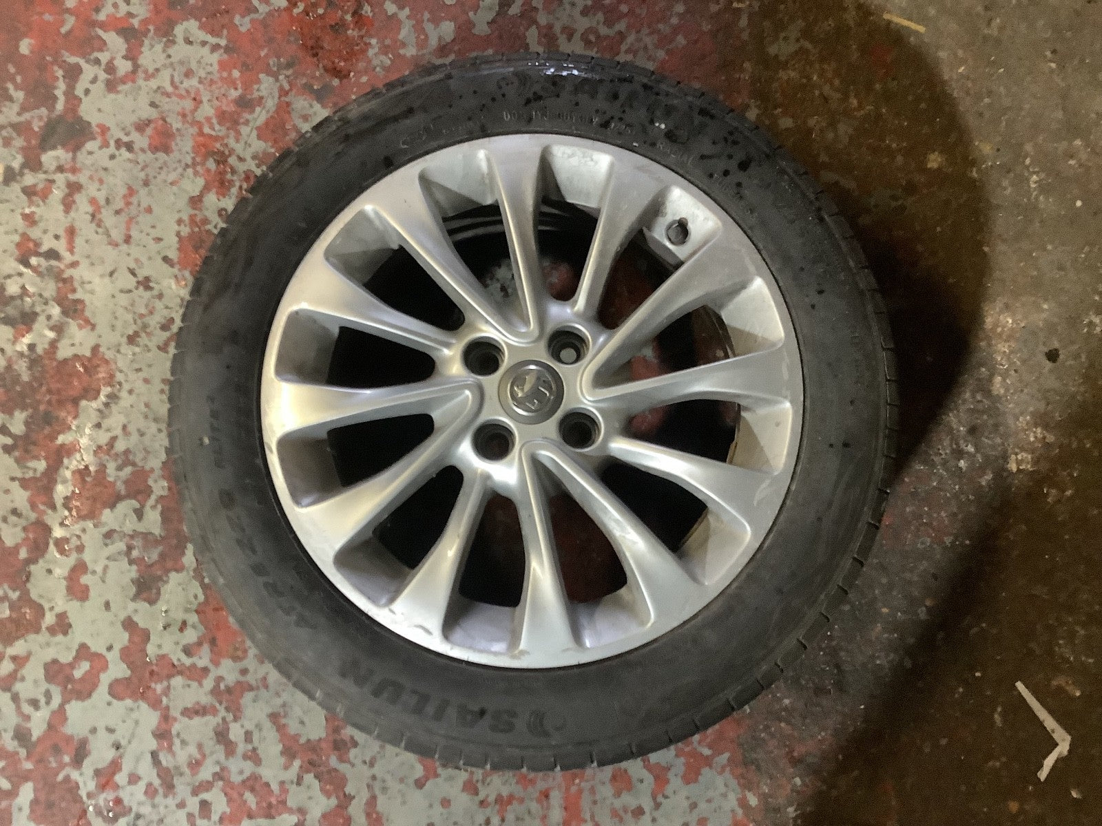 VAUXHALL CORSA E ALLOY WHEEL 16'' AND TYRE 195X55X16 13399305 2015 20191