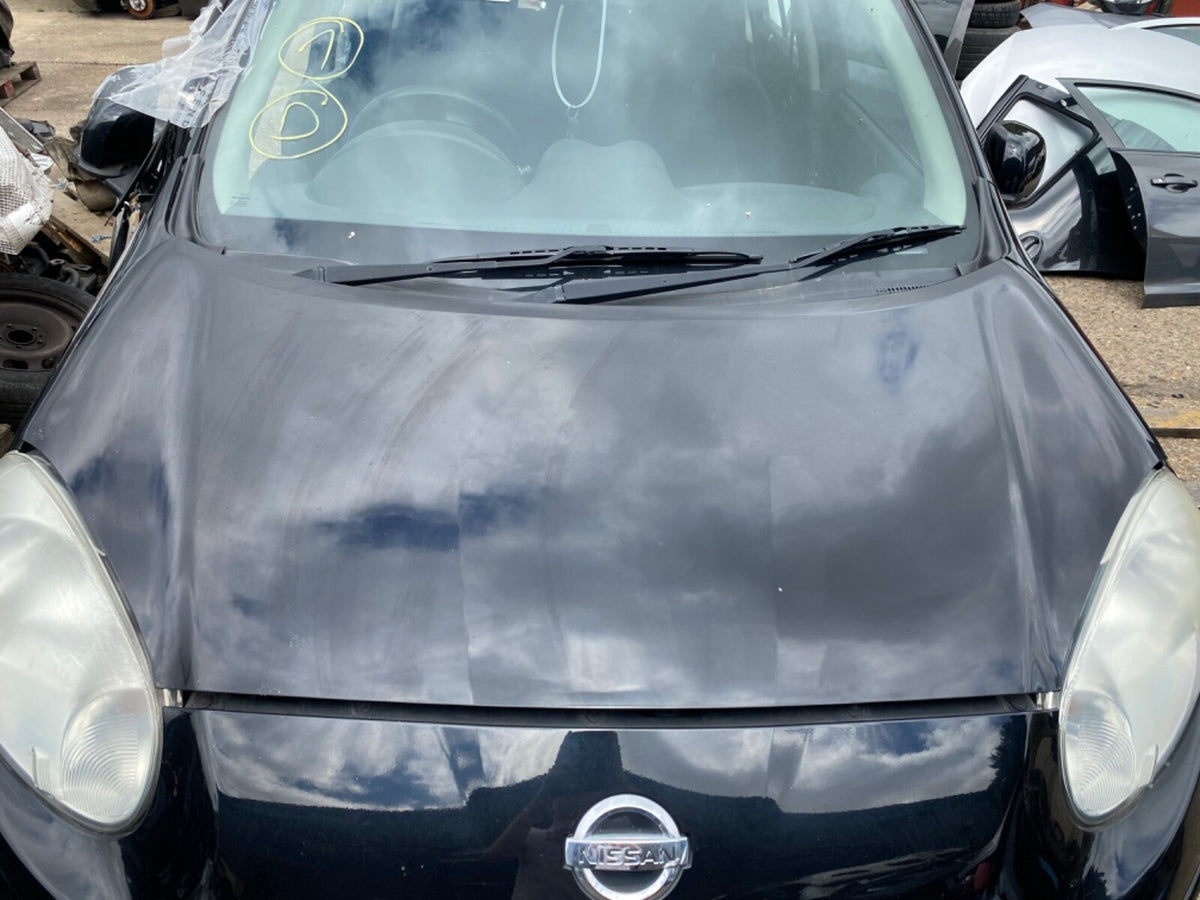 NISSAN MICRA K13  BONNET BLACK  PAINT CODE KH3 2010-20177