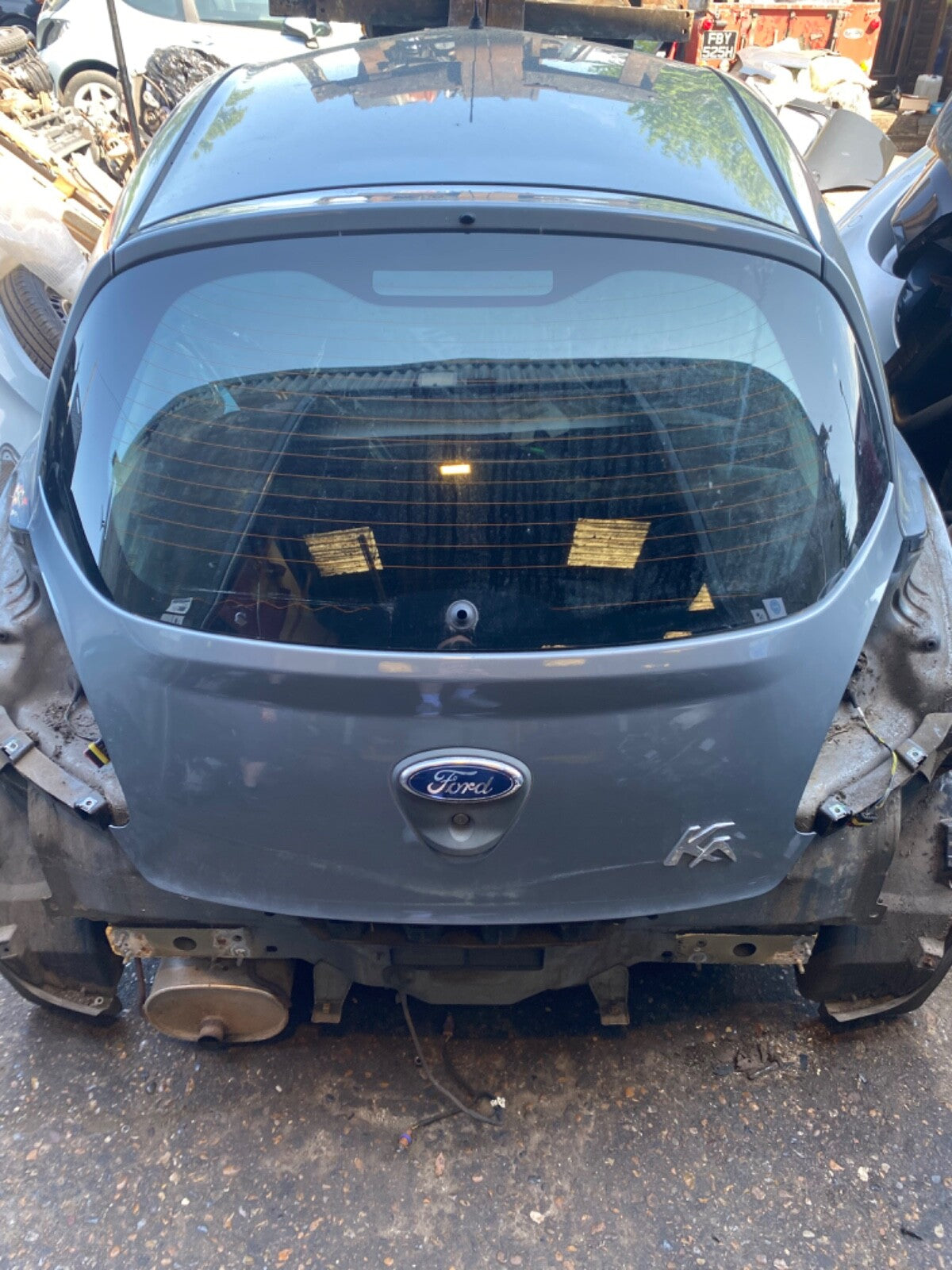 FORD KA 2 TAILGATE IN STROBE METALLIC  BARE  2009   20160