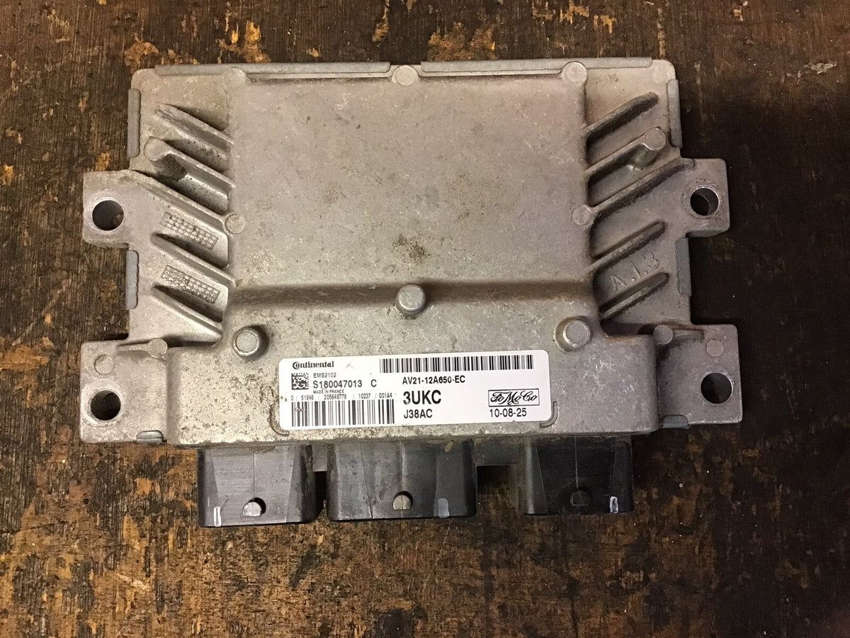FORD FIESTA MK7 1.4 PETROL ENGINE ECU AV21 12A650 EC 3UKC 2008 20126