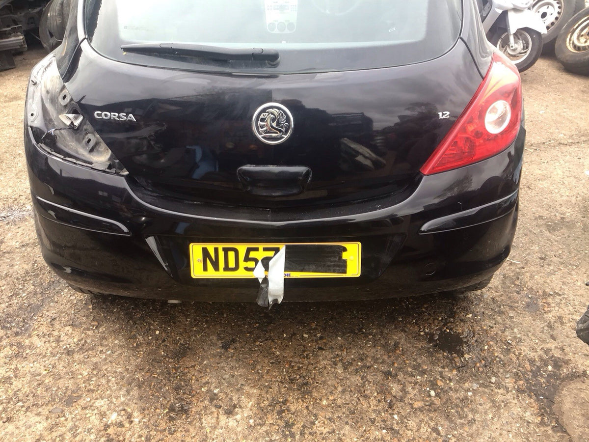 VAUXHALL CORSA D REAR BUMPER BLACK SAPPHIRE Z20R 2006 20100