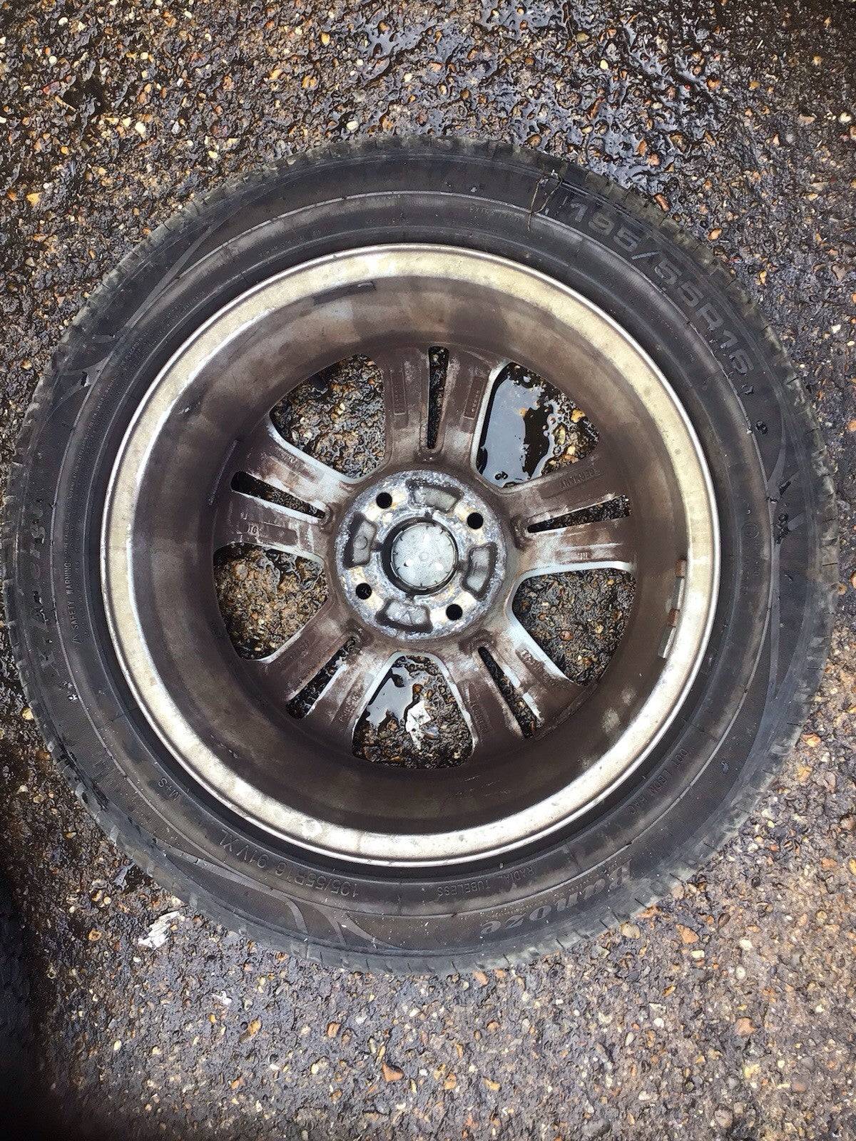 PEUGEOT 208 MK1 ALLOY WHEEL 16'' 9673773677 TYRE 195X65R16 2012 201810