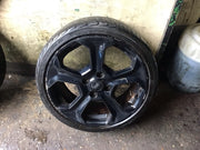 FORD FIESTA  ST BLACK ALLOY WHEEL AND TYRE 17"  7Jx17 ET47.5 C1BC TBFC1