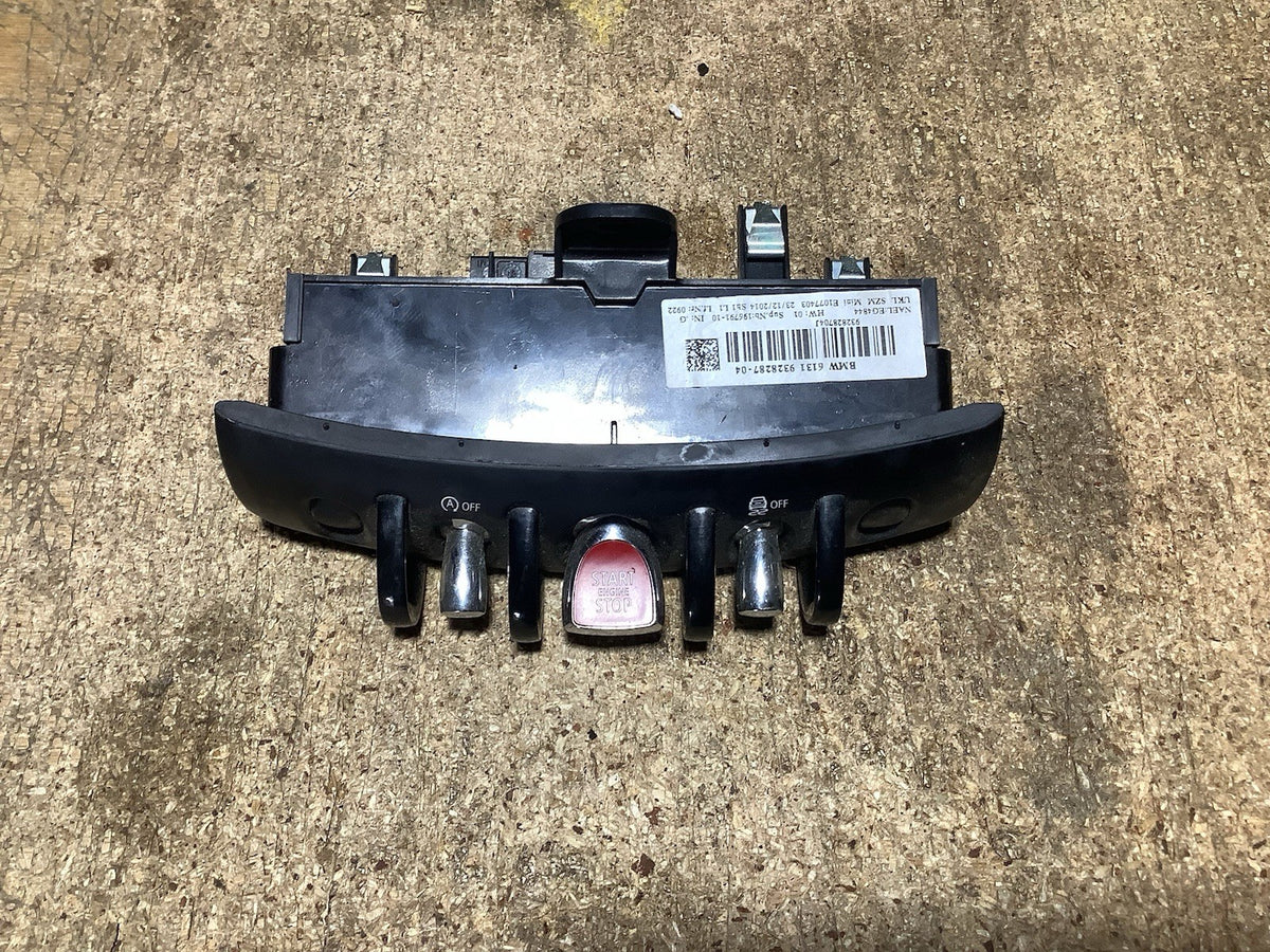 MINI COOPER F56 CONTROL UNIT START/STOP SWITCH 9328287 2014 20180