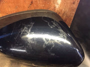 VOLKSWAGEN POLO 6R DRIVERS SIDE O/S WING MIRROR BLACK PEARL LC9X  2009 20173