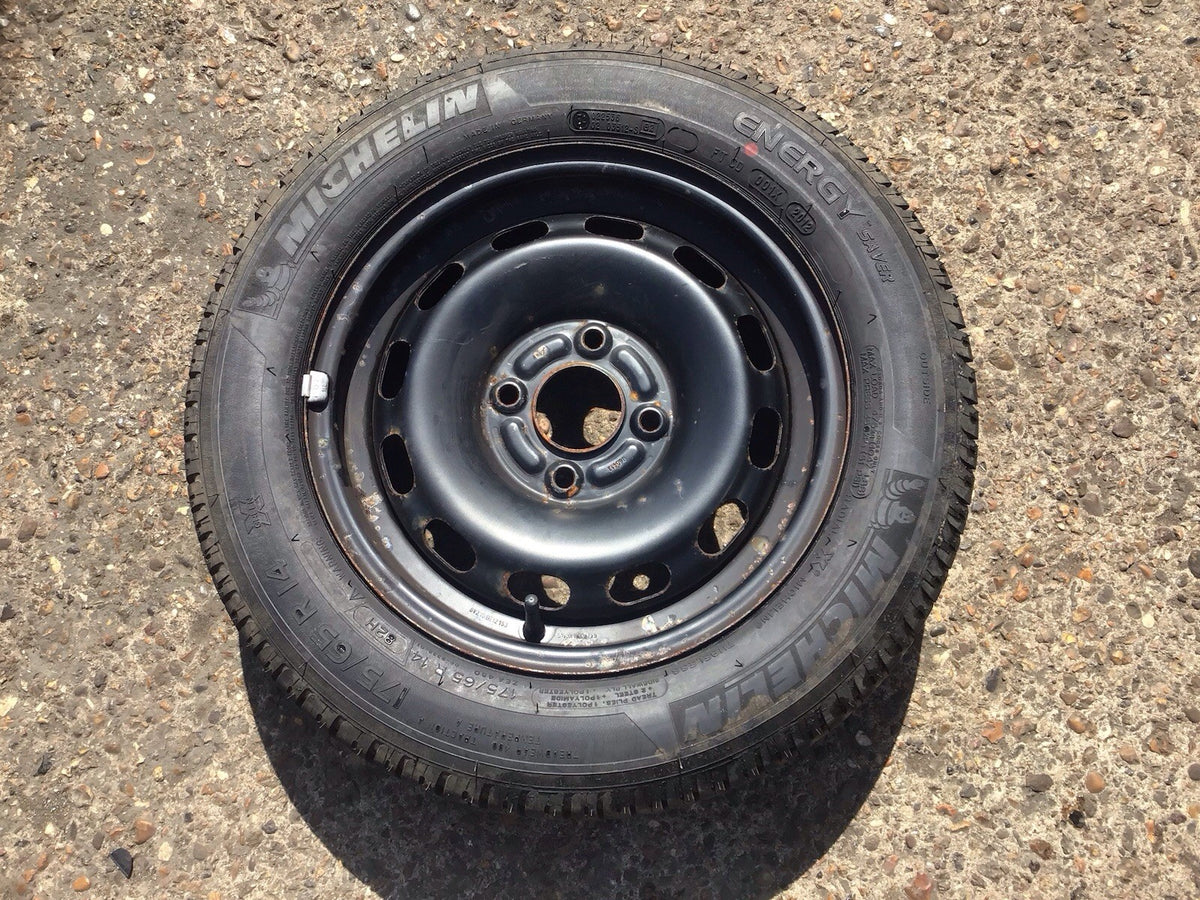 FORD FIESTA MK7 SPARE WHEEL 14'' STEEL RIM TYRE 175X65X14 2009 20173