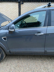 CHEVROLET CAPTIVA N/S PASSENGERS SIDE FRONT DOOR IN GREY 2007 20141