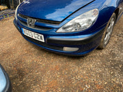 PEUGEOT 607 FRONT BUMPER IN  PIANA BLUE PAINT CODE KMW2