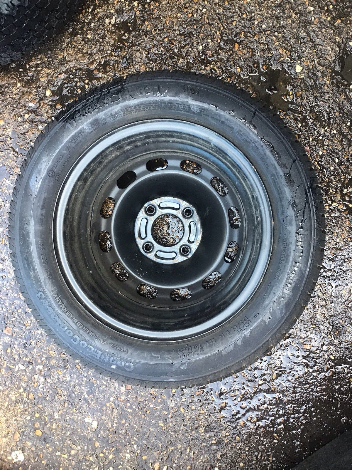 FORD FIESTA MK7 SPARE WHEEL 14'' STEEL RIM TYRE 175X65X14 2009 20178