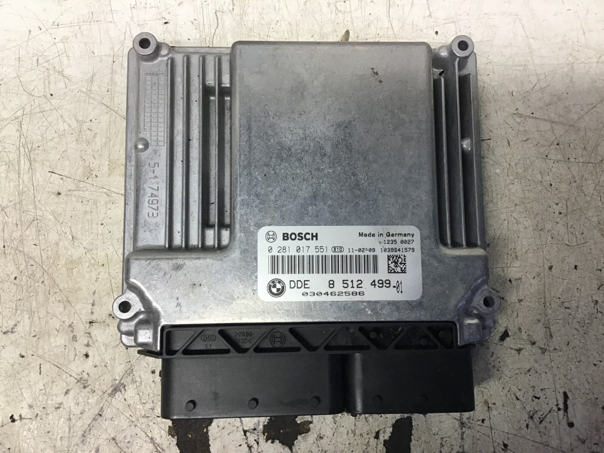 BMW 1 SERIES E87 2.0 DIESEL ENGINE ECU 0281017551 8512499 01 N47D20C 2008 20112