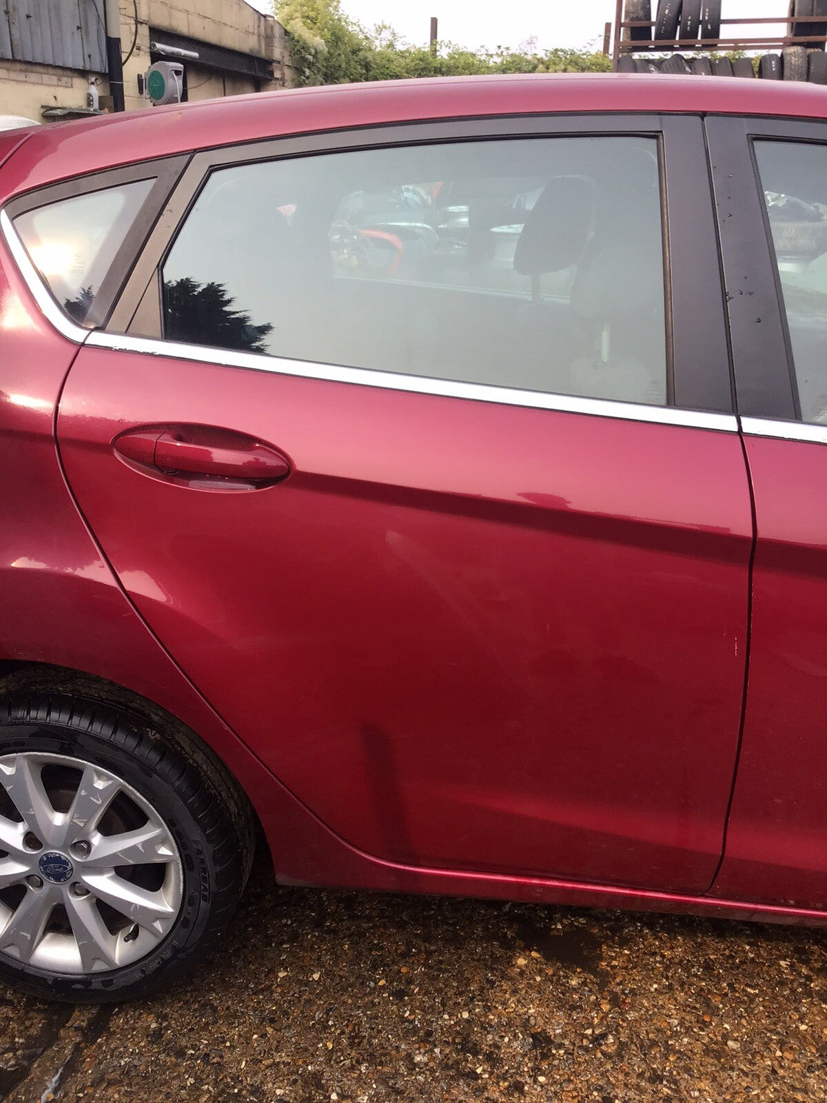 FORD FIESTA MK7 DRIVER'S SIDE O/S REAR DOOR M9 HOT MAGENTA 2008 20172