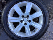 VOLKSWAGEN POLO 6R  ALLOY WHEEL 15'' 6Q0601025L WITH TYRE 185X60X15 2009 20152