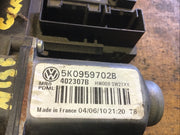 VOLKSWAGEN GOLF MK6 PASSENGERS FRONT WINDOW MOTOR REGULATOR 5K0959702B 09 20123