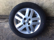 TOYOTA YARIS MK2 ALLOY WHEEL 15'' PZ406 B0675 ZC WITH TYRE 185X60X15 2006 20110
