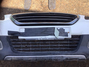 PEUGEOT 2008 MK1 FRONT BUMPER IN BANQUISE WHITE  EWP DAMAGED 2013 201616