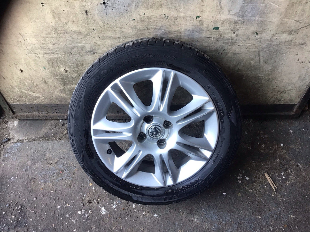VAUXHALL CORSA D ALLOY WHEEL 16'' AND TYRE 195X55X16 2006 20141