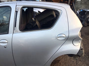 TOYOTA AYGO MK1 PASSENGER'S SIDE REAR DOOR SATIN SILVER  CODE 1E7 2005 20144