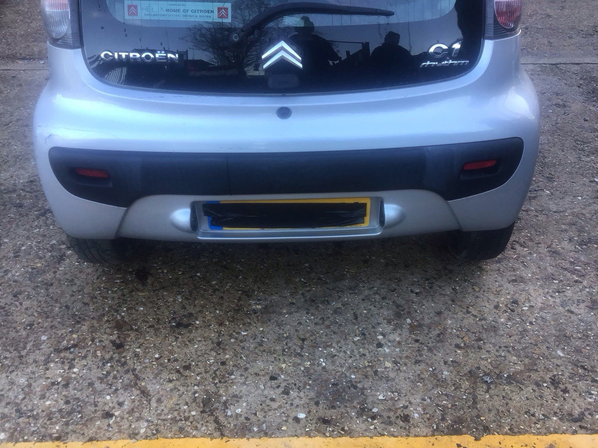 CITROEN C1 REAR BUMPER SILVER METALLIC PAINT CODE KTB 2005 20140