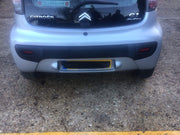 CITROEN C1 REAR BUMPER SILVER METALLIC PAINT CODE KTB 2005 20140