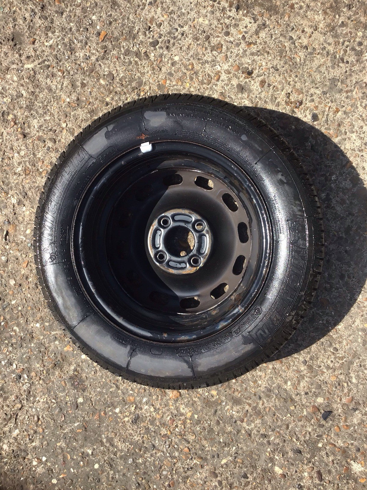 FORD FIESTA MK7 SPARE WHEEL 14'' STEEL RIM TYRE 175X65X14 2009 20179