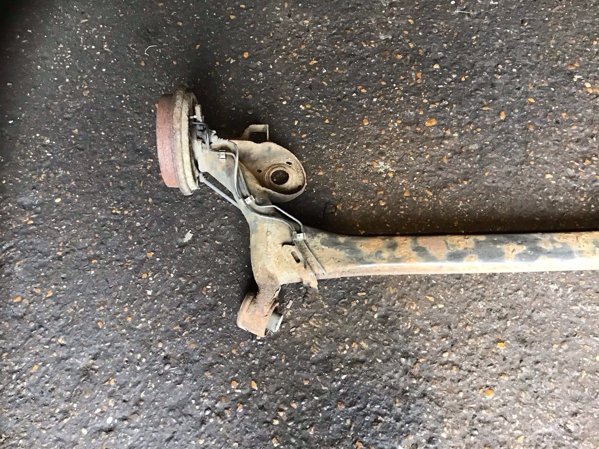 VOLKSWAGEN POLO 6R REAR AXLE DRUM BRAKES ABS 2009 20173