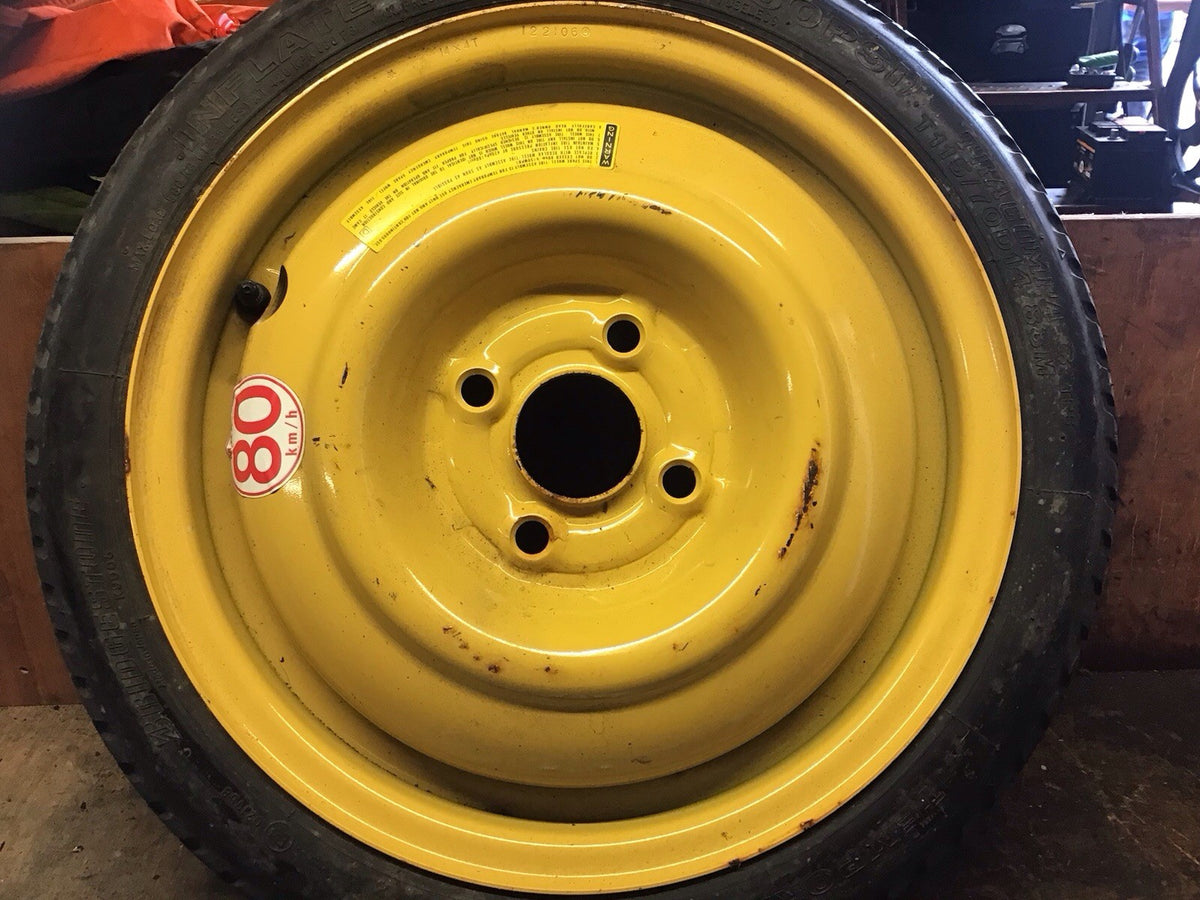 HONDA JAZZ MK2  SPARE WHEEL 14'' STEEL RIM TYRE 115X70X14 WITH TOOL KIT 08 20205