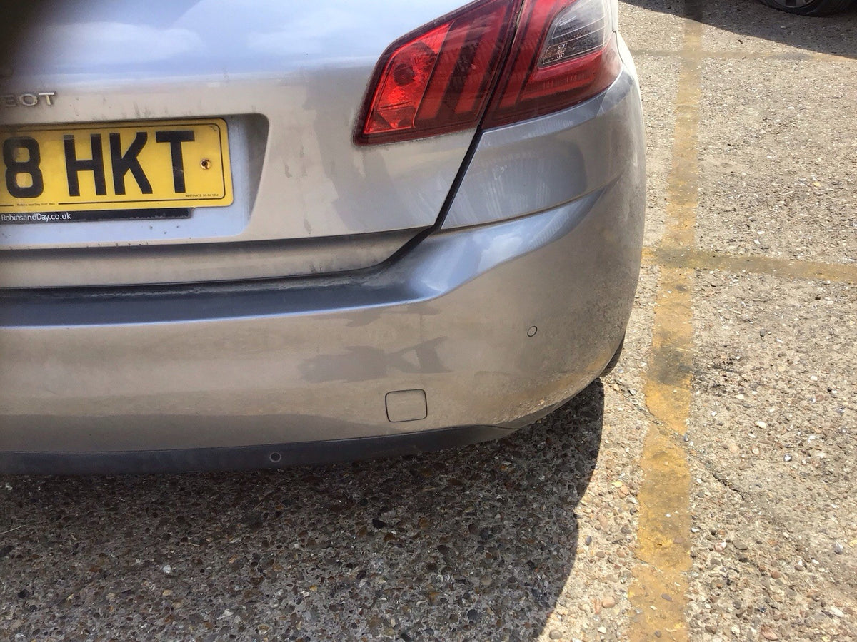 PEUGEOT 308  MK2 REAR BUMPER ARTENSE GREY PAINT CODE KCA  2013 20194