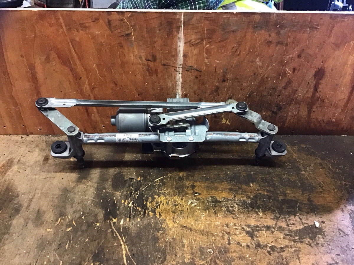 VOLKSWAGEN SHARAN MK2 FRONT WIPER MOTOR AND LINKAGE  7N2955023A 2010 20230