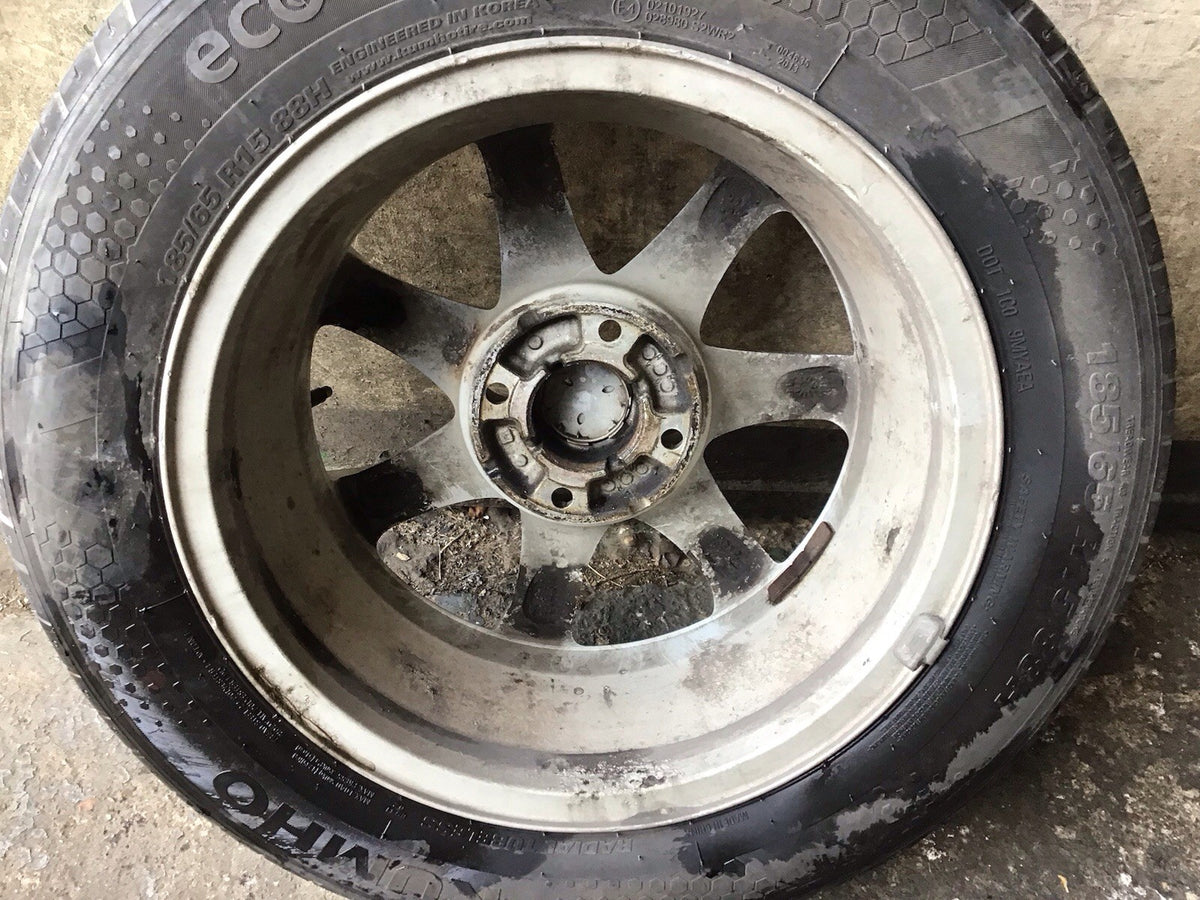 PEUGEOT 208 MK1 ALLOY WHEEL 15'' TYRE 185X65X15 9673773577 2012 201910