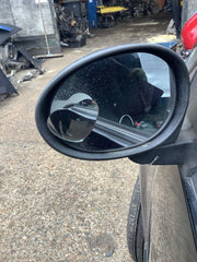 PEUGEOT 107 PASSENGER'S SIDE N/S DOOR MIRROR IN NOIR CALDERA EXZ 2005 20147