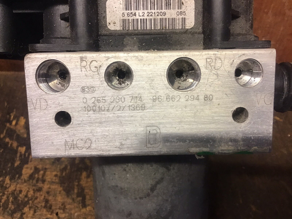 PEUGEOT 308 ABS PUMP MODULE 9666229480 0265230714 2008 20131