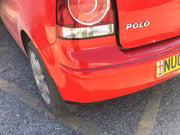 VOLKSWAGEN POLO 9N3 REAR BUMPER FLASH RED LP3G 2005 20083