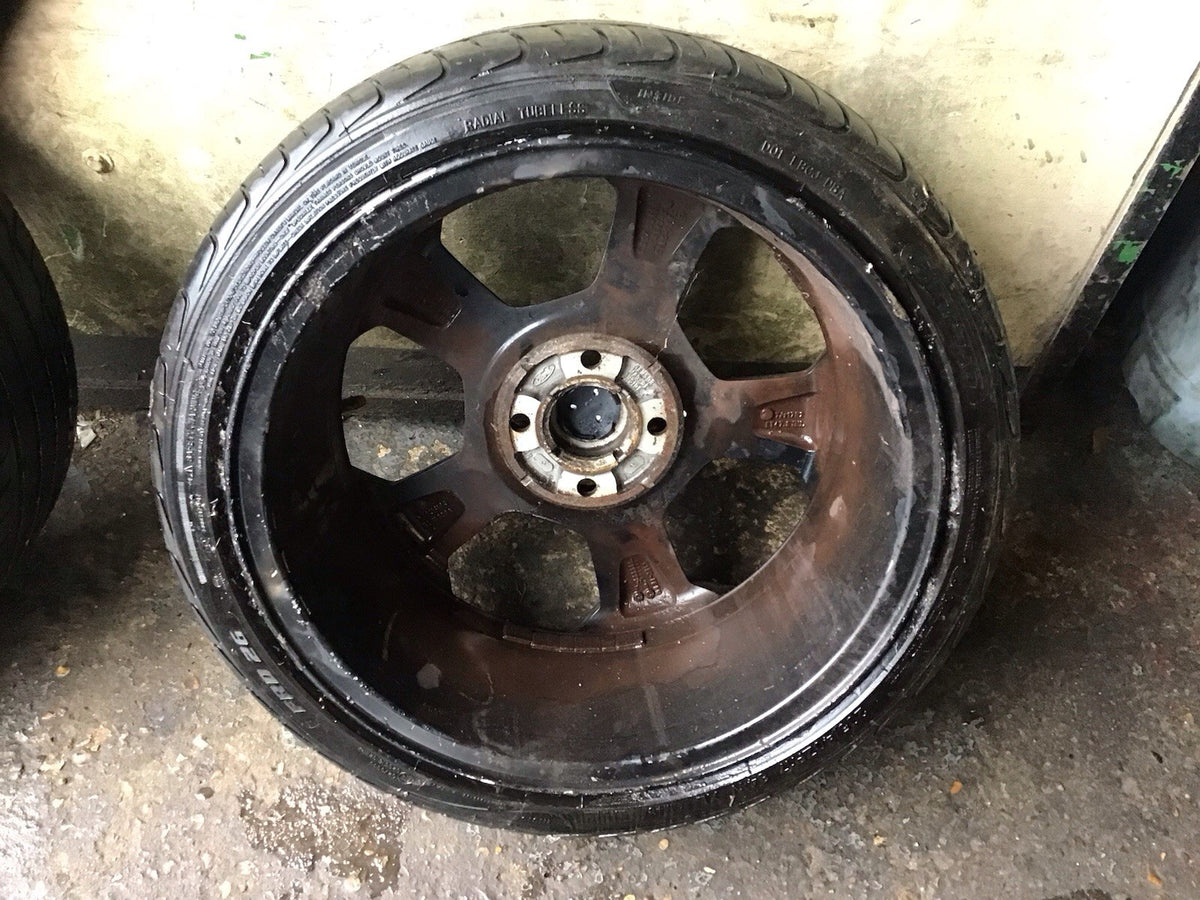 FORD FIESTA  ST BLACK ALLOY WHEEL AND TYRE 17"  7Jx17 ET47.5 C1BC TBFC7