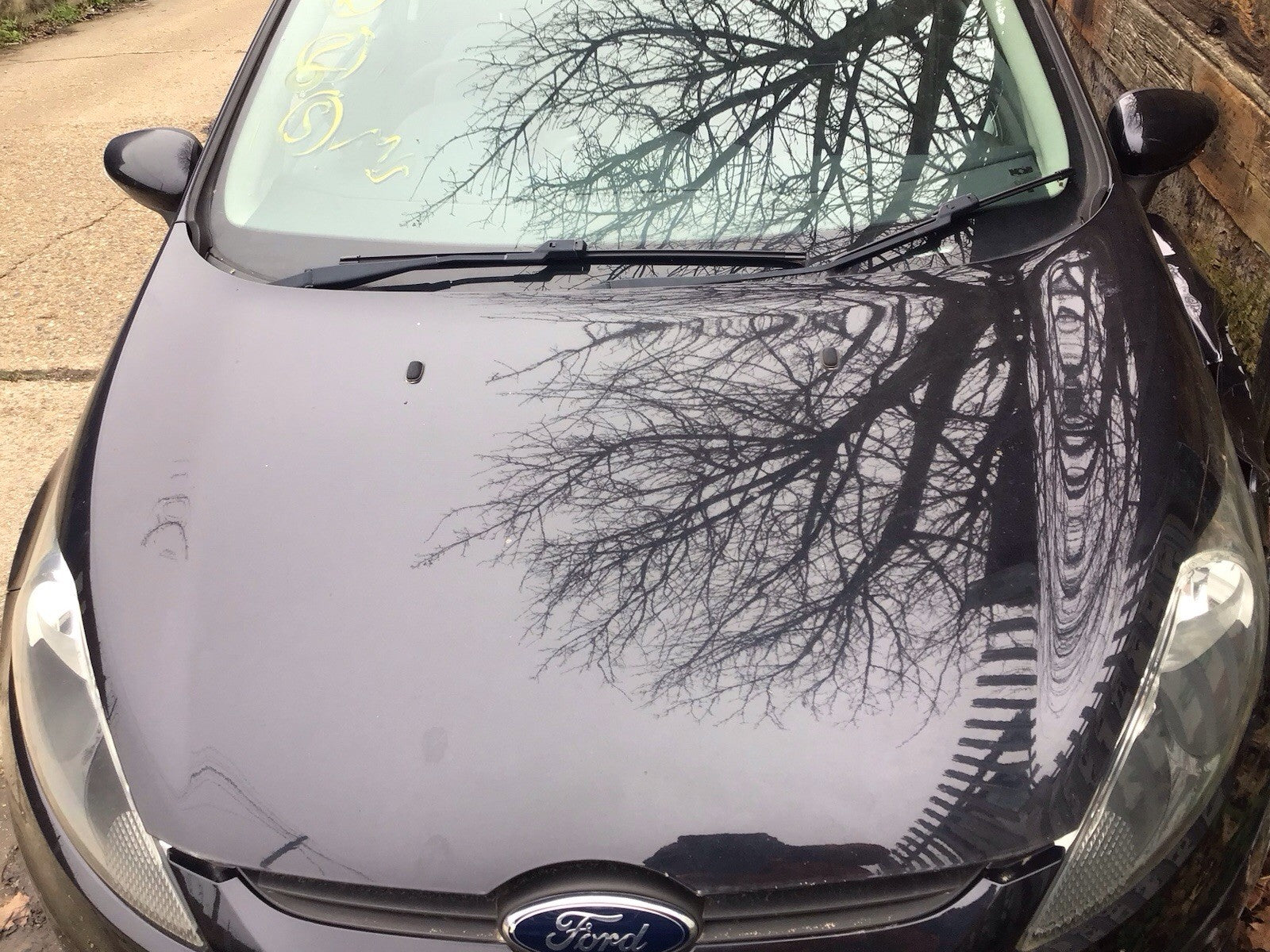 FORD FIESTA MK7 BONNET PANTHER BLACK 2009 20121