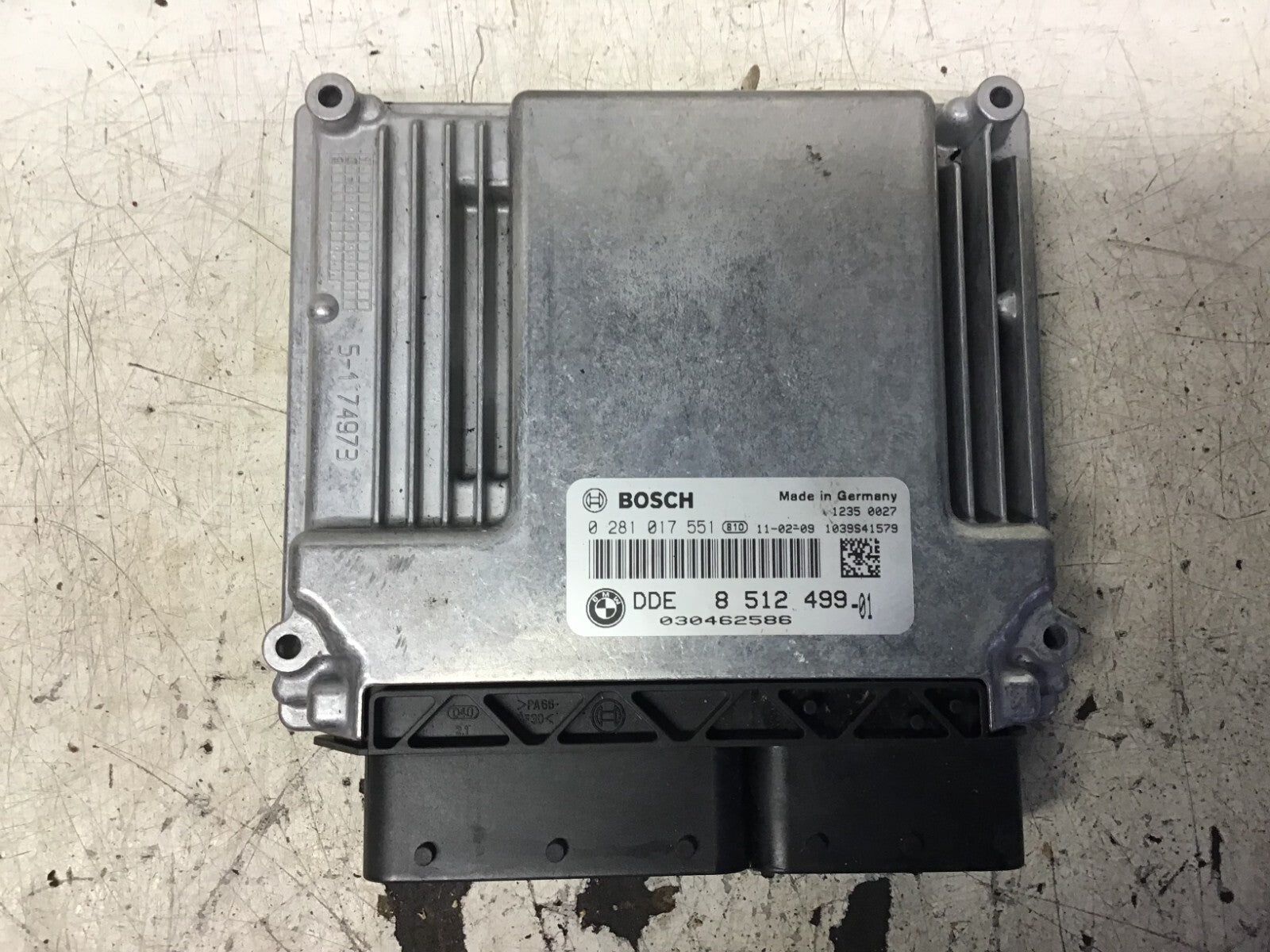 BMW 1 SERIES E87 2.0 DIESEL ENGINE ECU 0281017551 8512499 01 N47D20C 2008 20110