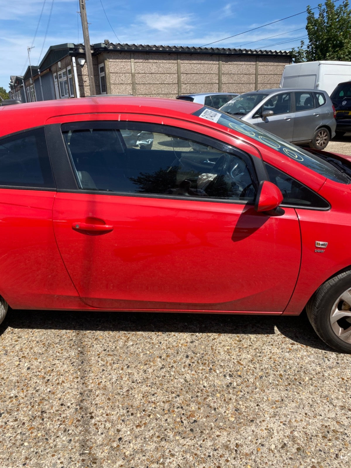 VAUXHALL CORSA E DRIVER'S SIDE O/S DOOR FLAME RED Z547 3 DOOR 2015 20190