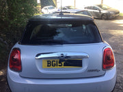 BMW MINI F56 TAILGATE WHITE SILVER METALLIC PAINT CODE A62 2014 20181
