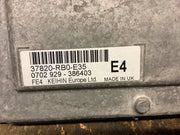 HONDA JAZZ MK3  ENGINE CONTROL MODULE ECU 37820 RB0 E35  2009 20142