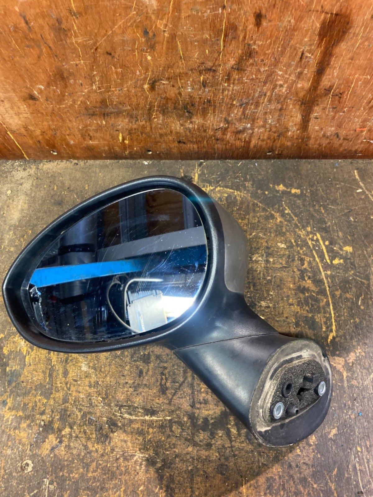 FIAT 500 PASSENGER'S SIDE N/S DOOR MIRROR PAINT CROME  2009 20167