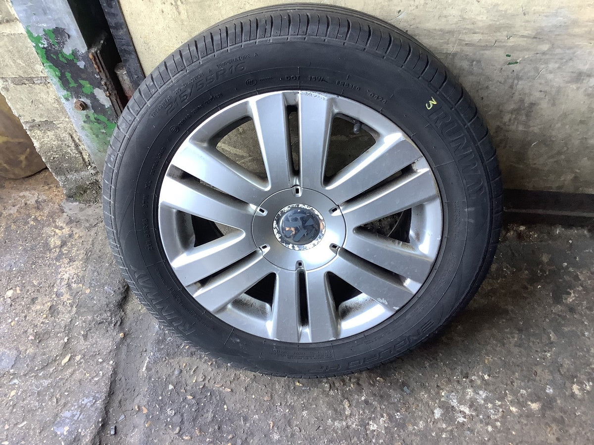VOLKSWAGEN EOS ALLOY WHEEL 16" 3G0601025AF WITH TYRE 215X55X16 2007 20140
