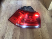 VOLKSWAGEN GOLF MK7 PASSENGER'S SIDE N/S OUTER REAR LIGHT 2013 20182